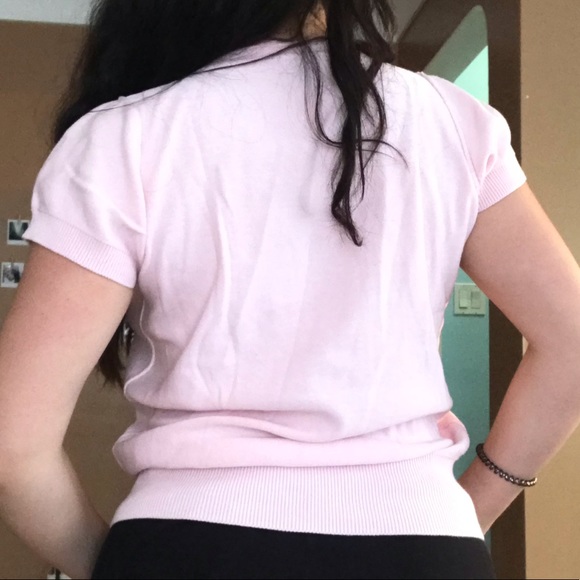 H&M queen B**** trendy pink sweater vest vibes - Picture 3 of 5